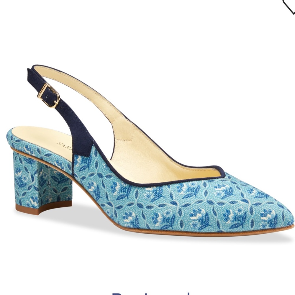 Blue Patterned Emma Sling eu 40 Sarah flint